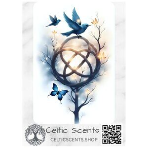 Celtic Knot Magnetic Bookmark, Laminated with Strong Magnet, Decorative Bookmark